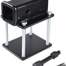 TOPTOW RV Bumper Hitch Receiver Adapter 63801AT for 4 inch X 4 inch and 4.5 inch X 4.5 inch Bumpers, Fits for Bike Racks, Cargo Carriers Camper-on