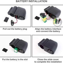 Bicycle Remote Control Anti-Theft Alarm Lock Black Wireless Alarm Siren Shock Vibration Sensor Cycling Lock with Screw Accessories