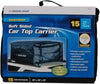 Highland 1038900 Black 15 cu.ft. Rainproof Car Top Bag with Storage Sack