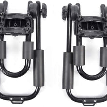 NOPOCA NP5674 Kayak/Canoe/Surf Ski/Boat/Snowboard 2pc J-Style Roof Rack Carrier Mounted on Car SUV and Truck Crossbar
