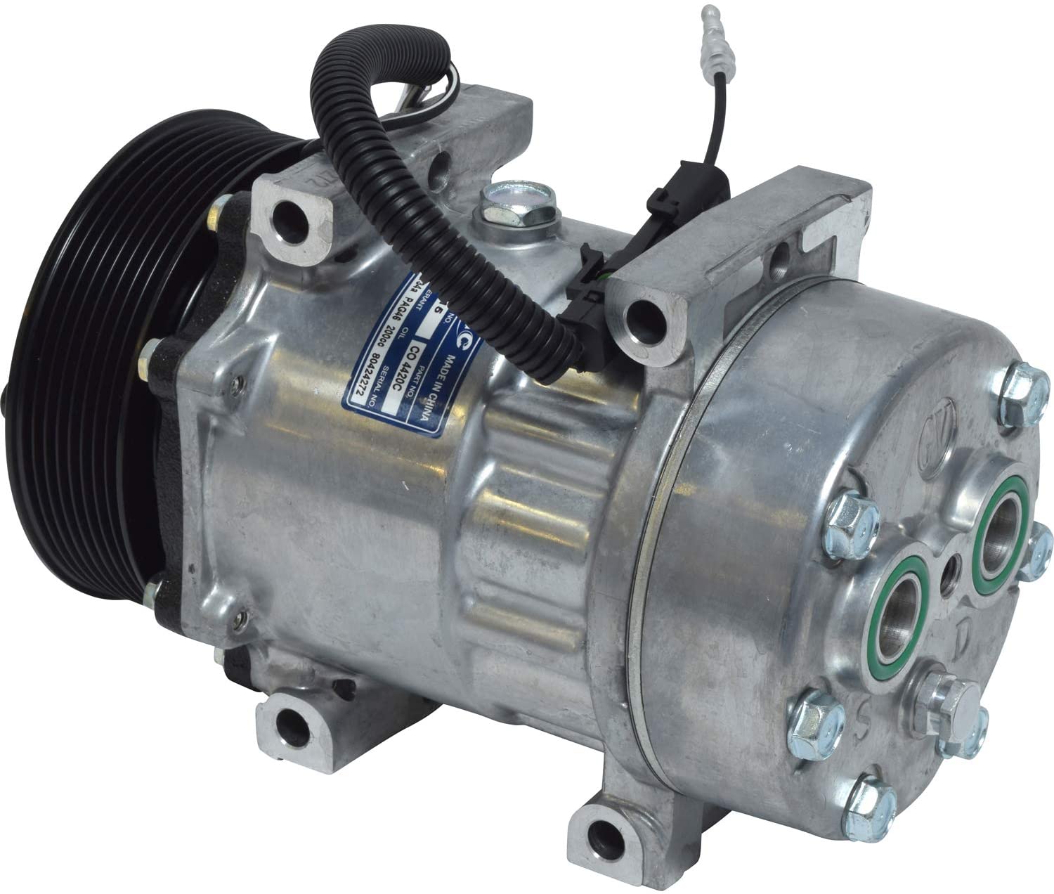 A/C Compressor SD7H15 fits Kenworth C500, T2000, T370, T400, T660, T800, W900, T300, T600A, K100E, T450, C550, K150, C540, K130, K100 QR