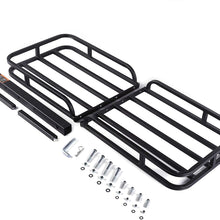 Orion Motor Tech 53x19x4-1/8 Hitch Mount Steel Cargo Carrier Luggage Basket Compatible with RV's, Trucks, SUV's, Vans, Cars Capacity for 2" Hitch Receiver - 500-lb Load Capacity