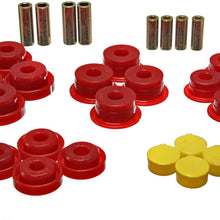 Energy Suspension 2.3107R Rear Control Arm Bushing Set for Jeep TJ