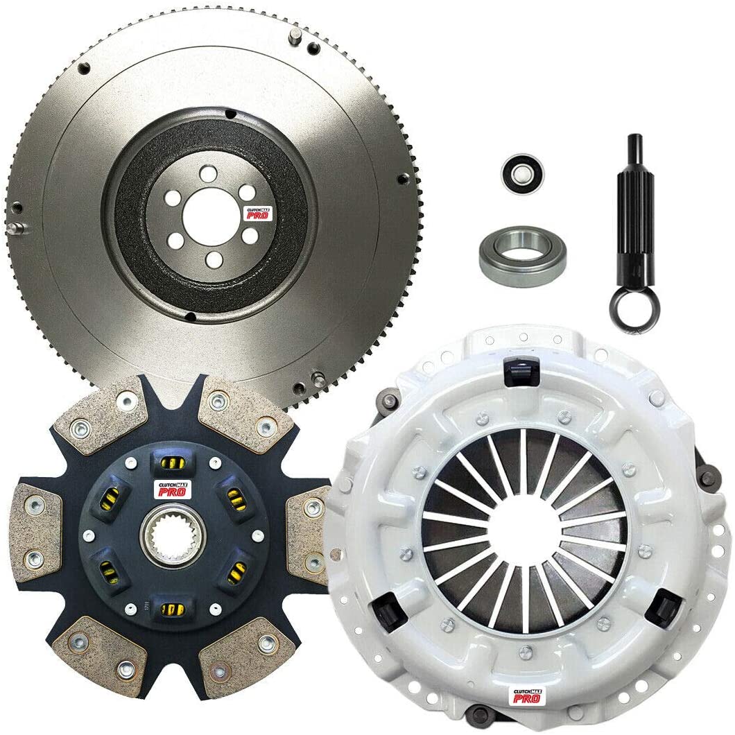 ClutchMaxPRO Performance Stage 3 Clutch Kit with Flywheel Compatible with 1980-1988 Toyota 4Runner, Pickup 2.4L 22R 22RE 2L 2LT Gas, Diesel