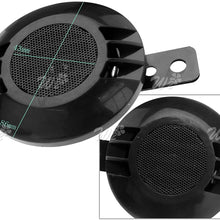 12V 18W Auto Car Motorcycle ATV Electric Vehicle Electric Horn 115DB In Black