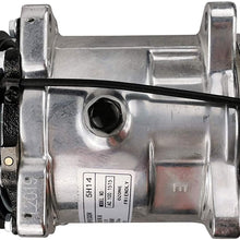 ACTECmax Universal A/C Compressor with Black 6PK Clutch Sanden 508 5H14 R134A Serpentine Belt