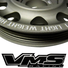 VMS Racing 99-00 Light Weight Billet Aluminum Crankshaft CRANK PULLEY Compatible with Honda Civic Si with the DOHC B16 engines B16A2 1999-2000