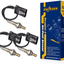 Kwiksen Heated Universal 3Pcs 234-4012 Oxygen O2 Sensor 1 2 Upstream Downstream Replacement for Chevrolet Blazer S10 4.3L 1996 1997 1998 1999 2000 2001