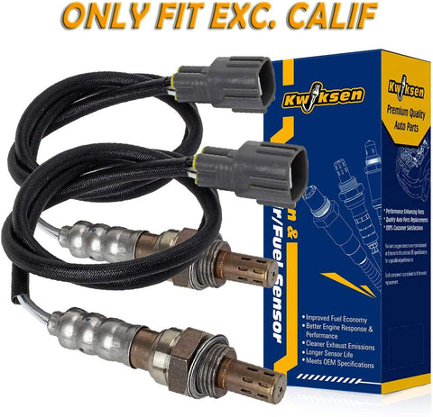 Kwiksen 2pcs Upstream and Downstream Oxygen O2 Sensor 234-4137 234-4626 Sensor 1 Sensor 2 Replacement for Camry CE - 2.2L 1997-2001/ LE - 2.2L/ XLE - 2.2L Exc. Calif. ONLY