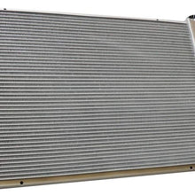 ALLOYWORKS 3 Row Full Aluminum Radiator for 1973-1991 Chevy GMC C/K Series Pickup Trucks Blazer Jimmy Engine Cooling Parts (A)