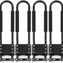 JMTAAT Universal 2 Pairs J-Bar Kayak Canoe Carrier Boat Surf Ski Roof Top Mount Car SUV Crossbar with One Year Warranty