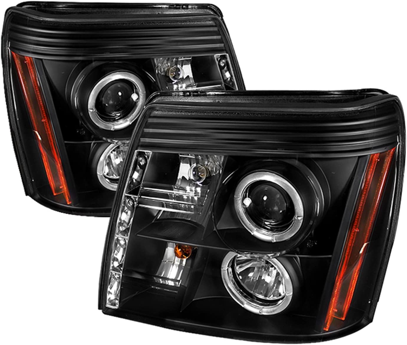 Spyder Auto 444-CE02-HID-DRL-BK Projector Headlight