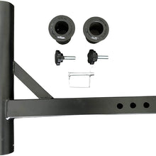 MAXXHAUL 50240 Hitch Mount Flagpole Holder with 2 Anti-Wobble Screws for 2" Receiver
