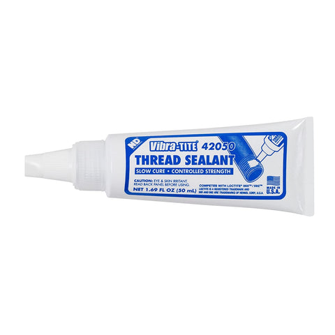 Vibra-TITE 420 High Temperature and High Strength Anaerobic Thread Pipe Sealant, 250 ml Tube, White