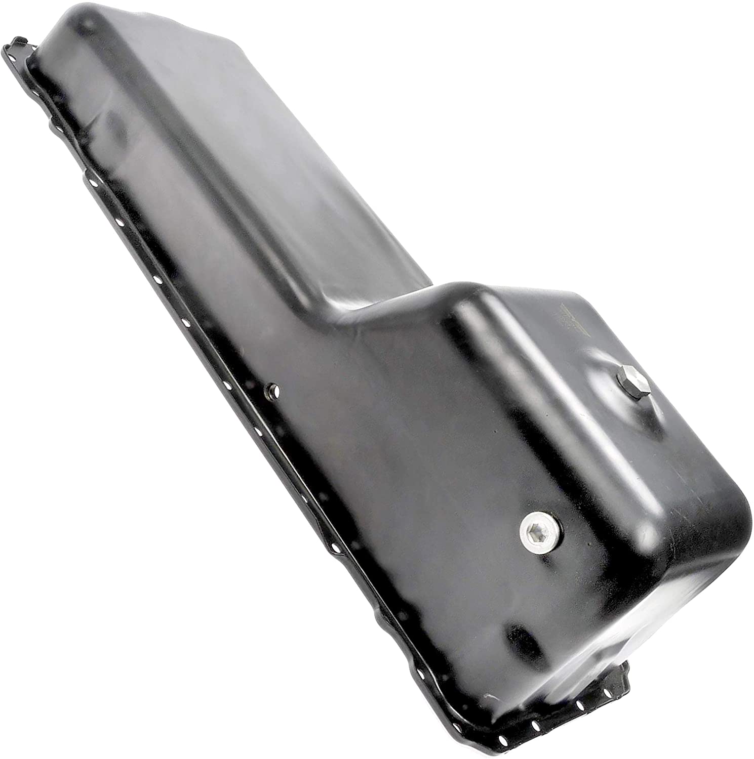 APDTY 141396 Engine Oil Pan Fits Caterpillar C7 or 3126 Straight 6 Inline 7.2L Diesel On Blue Bird Thomas American LaFrance Crane Carrier Freightliner Kenworth Peterbilt Chevrolet Ford (175-3230)