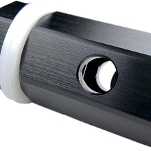 Fuel Cell Vent Roll Over Valve 8 AN Male Flare Fuel Rail Line Rollover Tip Valve Hose Fitting Adapter AN8 Aluminum Black
