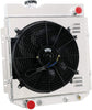 OzCoolingParts 60-66 Ford & Mercury Radiator Fan Shroud Kit, 3 Row Core Aluminum Radiator + 14