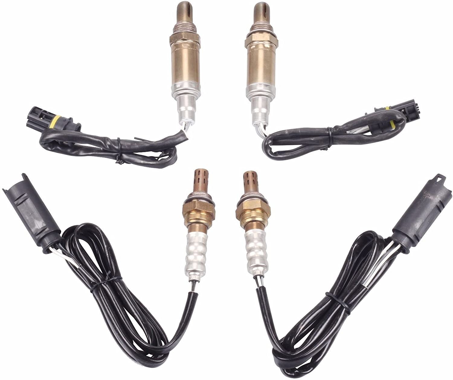 MOSTPLUS 234-5107 234-4672 234-4683 O2 Oxygen Sensor Upstream & Downstream Compatible with BMW 323i 330i 525i 530i X3 X5 Z3 Z4 (Set of 4)