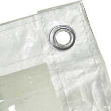 AB Tools-Toolzone Frosted PVC Tarpaulin Sheet Cover Rain/Waterproof 2m x 3m Market Stalls