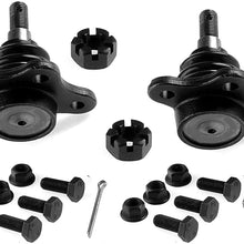 Detroit Axle - Front Both Driver and Passenger Upper Ball Joints Suspension Kit Replacement for Acura SLX HondaPassport Isuzu Amigo Axiom Rodeo Trooper VehiCROSS