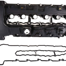 MYSMOT 264-936 Engine Valve Cover With Gasket Compatible with BMW 135i 335i 535i 740i 740Li M2 M235i M240i X6 Z4 L6 3.0L 11127565284