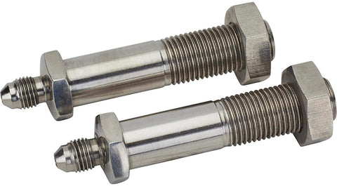 Speedway Motors Stainless Thru-Frame Brake Line Fittings, 1-1/2-2 Inch