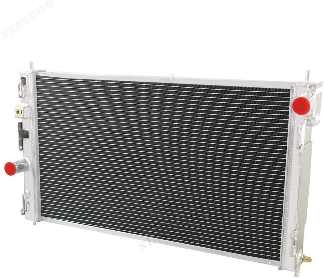 CoolingSky 2 Row All Aluminum Radiator for 2008-14 Dodge Avenger Caliber &2007-17 Jeep Patriot Compass &Multiple Models