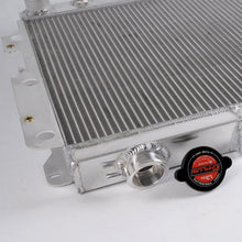 3 Row Core Full Aluminum Racing Radiator Replacement For Jeep Wrangler TJ YJ GM For Chevy V8 Conversion 1987-2006 1988 1989 1992 1993 1996 1997 1998 2002