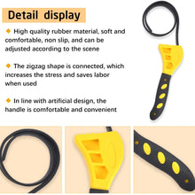 Straps Wrench Filter Tool Set Adjustable Rubber Oil Water Straps Wrench Plumbing Shower Head Craftsman Wrench Heavy Duty Multifunctional Wrench Tools 2PACK