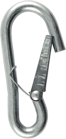 CURT 81266 Snap Hook Trailer Safety Chain Hook Carabiner Clip, 3/8-Inch Diameter, 2,000 lbs