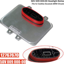 Yikesai 5DV 009 000-00 Xenon Hid Headlight Ballast Control Unit Replacement for 2007-2014 Cadillac Escalade & 2006-2009 BMW E60 & 2008-2014 Ch r ysl er Town Country (5dv 009 000-00)