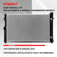 2987 OE Style Aluminum Core Cooling Radiator Replacement for Pontiac GTO AT MT 05-06
