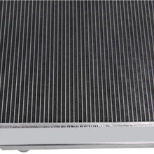 Primecooling 56MM 3 Row Core Aluminum Radiator for Fairlane Ranchero Mustang XR-7, Cougar V8 1967-70 (24" Core Wide)