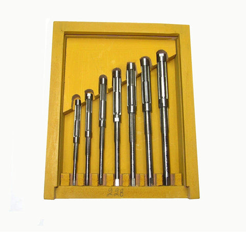 Uniq World Wide Micro Expanding Hand Reamer 7 Pcs Set 1/4