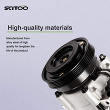 SCITOO AC Compressor Pump Compatible with CO 10703C for Hyundai Sante Fe Kia Optima 2.4L 2001-2006