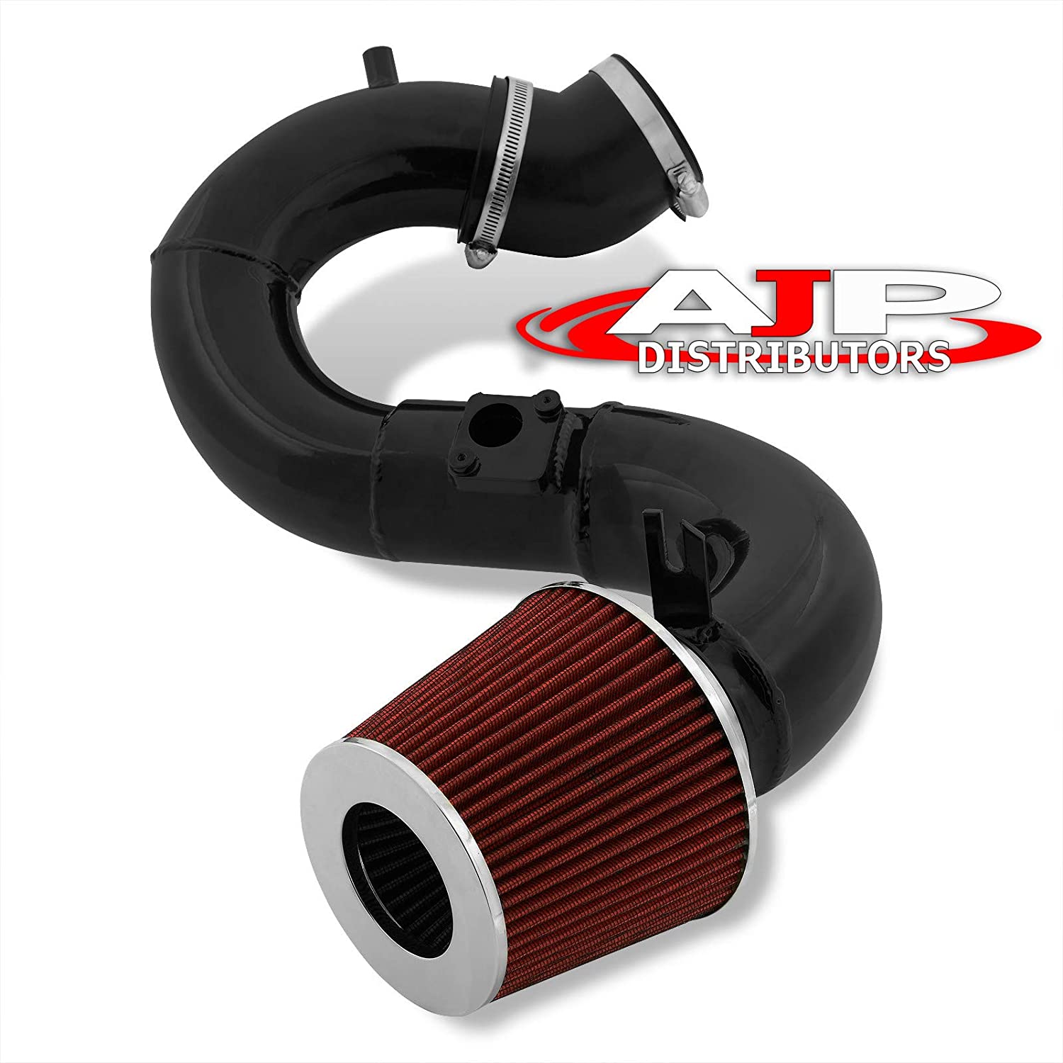AJP Distributors Black Cold Air Intake Cai Induction Performance System For Civic Si Fb6 Fg4 K24 2.4L 2012 2013 2014 2015 12 13 14 15