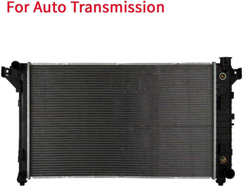 1 Row Automatic Transmission Aluminum/Plastic Radiator For Ram 1500 2500 3500 Ram 4000 Ramcharger 3.9L V6 5.2L 5.9L V8