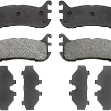 ACDelco 17D636 Professional Organic Rear Disc Brake Pad Set