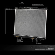 DNA Motoring OEM-RA-2933 2933 OE Style Aluminum Cooling Radiator Replacement