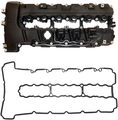 11127552281 Engine Valve Cover W/Gaskets & Bolts for BMW E82 E88 128i E60 525i E70 128i 328i 528i E90 X3 X5 Z4 3.0L N51 N52 Engine 3.0L L6 2007-2013