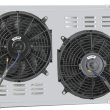 OzCoolingParts 3 Row Core Aluminum Radiator + 2 x 12" Fan w/Shroud + Thermostat/Relay Wire Kit for 1977-1982 78 79 80 81 Chevy Corvette C3 350ci 5.7L/5.0L V8 Engine