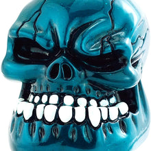 Lunsom Skull Shift Knobs Resin Shifter Head Most Car Transmission Shifting Stick Handle Fit Most Automatic Manual Vehicle (Green)