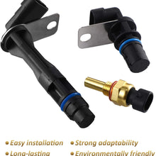 3 Pieces 213-4514 Engine Coolant Temperature Sensor, 213-363 Engine Camshaft Position Sensor, 213-354 Engine Crankshaft Position Sensor for GM Replace