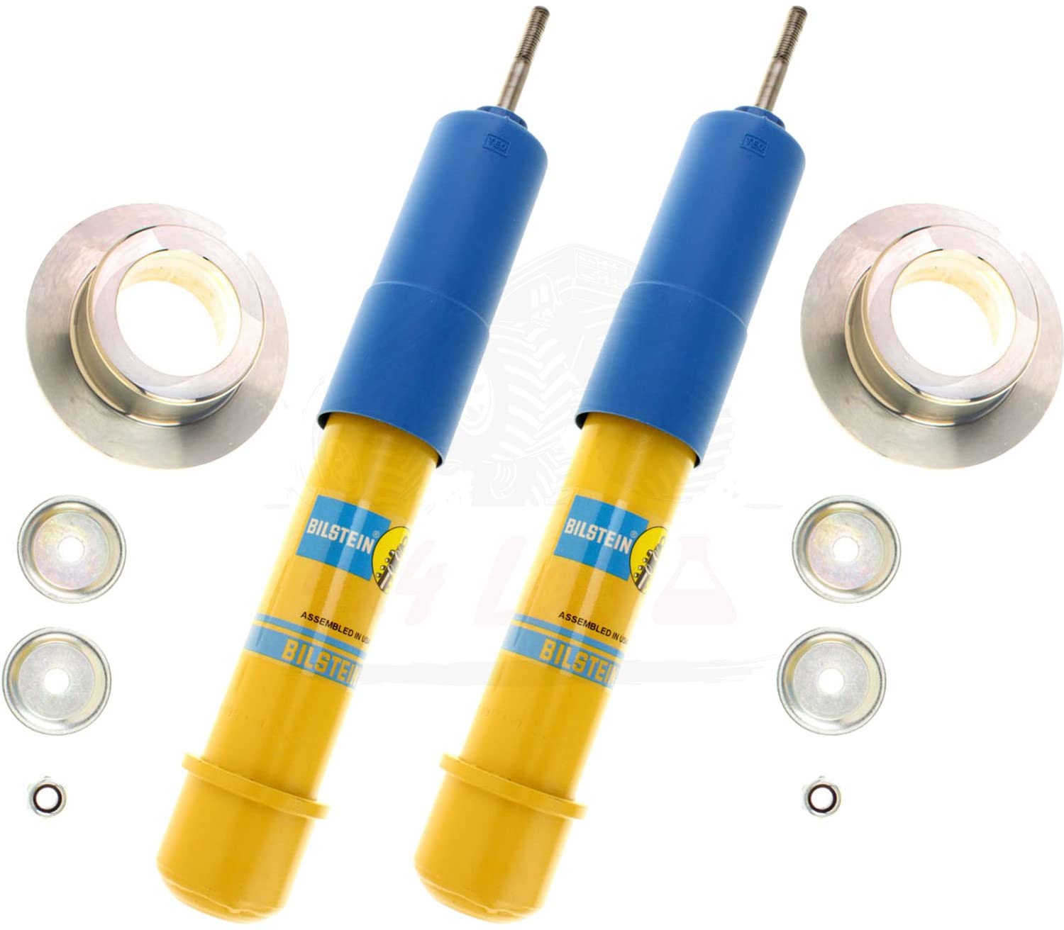 Bilstein B6 4600 Series 2 Front Shocks Kit for 08 Dodge Nitro Ride Monotube replacement Gas Charged Shock absorbers part number 24-139168