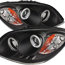 Spyder Auto PRO-YD-CCOB05-CCFL-BK Chevy Cobalt/Pontiac G5/Pontiac Pursuit Black CCFL LED Projector Headlight with Replaceable LEDs