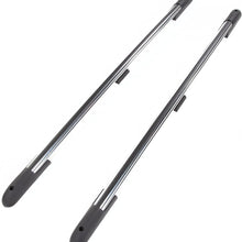 Perrycraft DSXX85-B DynaSport Black 85" Drill-in Installation Roof Rail
