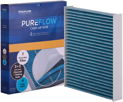 PureFlow Cabin Air Filter PC99237X| Fits 2018-20 Toyota Camry, 2019-20 RAV4, Corolla, C-HR, Avalon, 2017-18 Prius Prime, 2016-20 Lexus RX350, RX450h, 2018-20 RX350L, 2019-20 ES300h, ES350