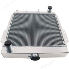 CoolingSky 4 Row All Aluminum Radiator 1955-1957 for Ford Thunderbird Y-Block 4.4L 4.8 5.1 V8 - Direct Replacement