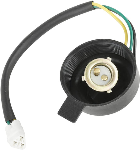 Caltric compatible with Left or Right Headlight Socket Cord Yamaha Raptor 700 YFM700R 2006 2007-2020