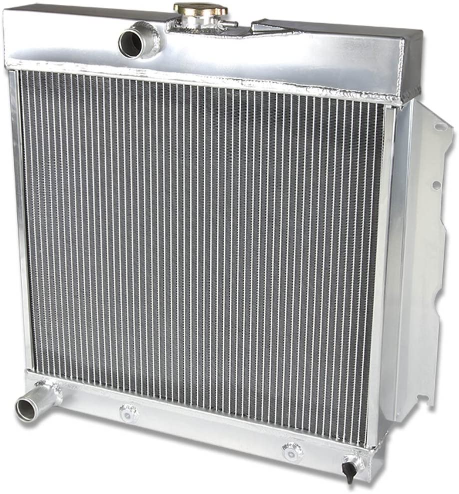 Full Aluminum 2-Row Racing Radiator Replacement for Dodge Charger/Coronet/Plymouth Belvedere 63-69 (2-Row)